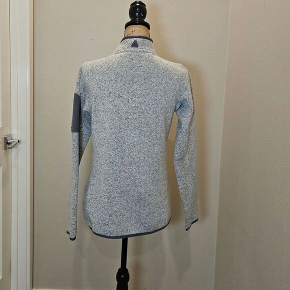 NWOT Women's Antigua Rams Heather Gray 3/4 Zip Jacket Size Medium - Picture 3 of 6